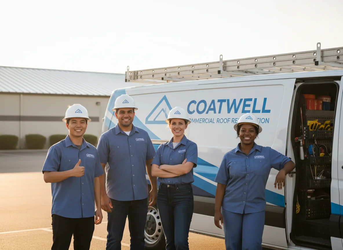 Commercial roof coating company in Cutler, IL